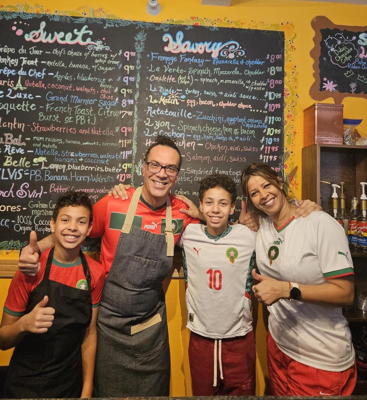 Hicham and Fadwa Chehouani - The Crêpes de Luxe Family